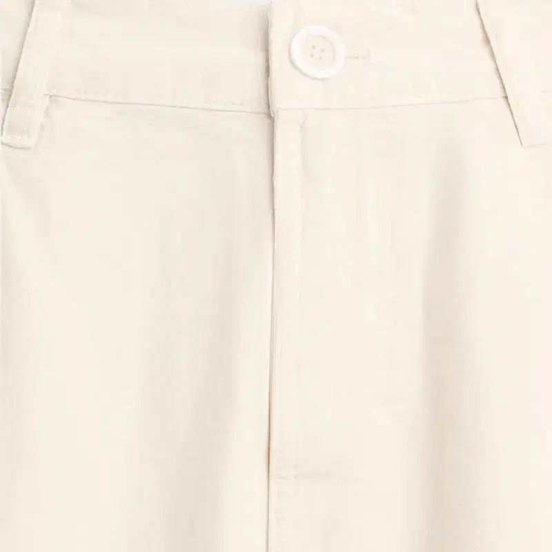 [BUNJANG] ZARA Linen Cotton Pants White / [31] ZARA 자라 리넨 코튼 팬츠 스크래치 화이트