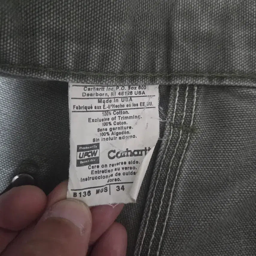 [BUNJANG] Carhartt Double Knee Work Pants Mos 34 / 00s 미제 칼하트 더블니 mos 34
