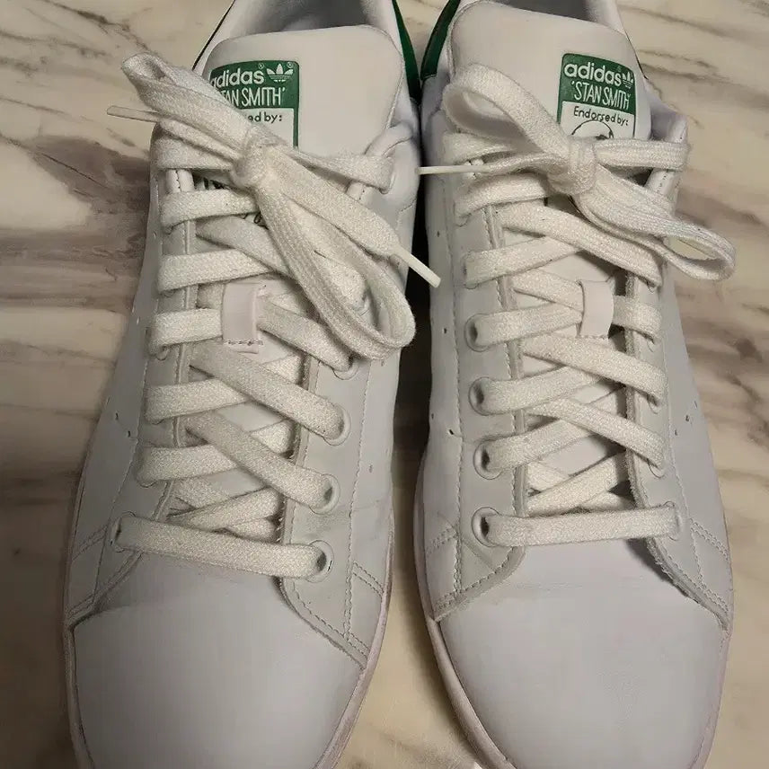 [BUNJANG] Adidas Stan Smith White/Blue 265 / 스탠스미스 흰녹 265