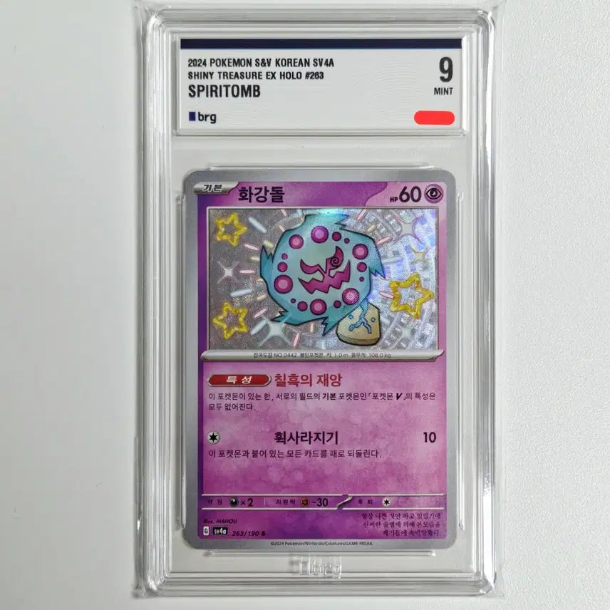 [BUNJANG] Pokemon Card Shiny Roggenrola Graded BRG 9 / 포켓몬카드 화강돌 이로치 [BRG9]