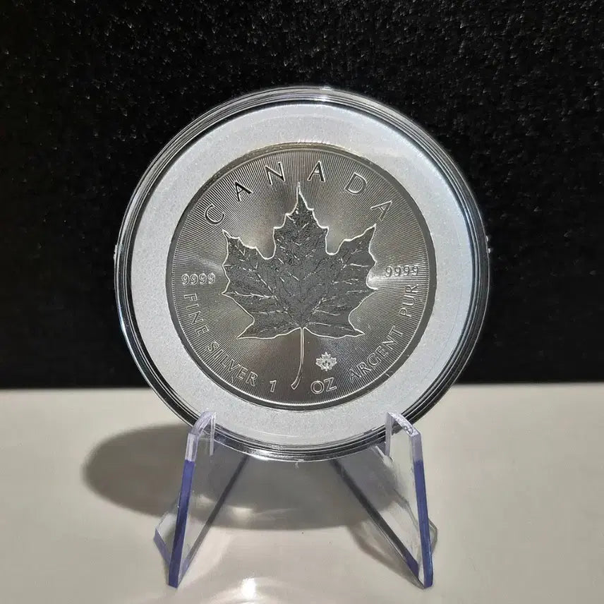 [BUNJANG] Canada Maple 1 oz Silver Coin Set (3 Pieces) - 99.99% Purity / 캐나다 메이플 1온스 은화 3개 일괄 판매 순도99.99 포나인