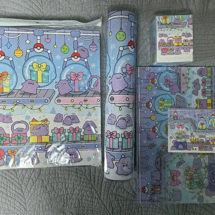 [BUNJANG] Pokemon Metamon Playmat, Collection File, Deck Case / 포켓몬 팝업 메타몽 플레이매트, 컬렉션 파일, 덱케이스