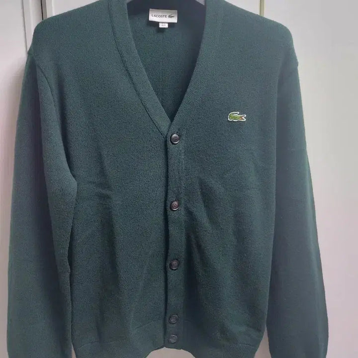 [BUNJANG] Lacoste Green Cardigan Size 100 / 라코스테 가디건 그린 100사이즈 상태최상