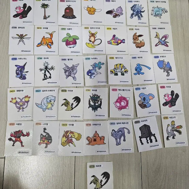 [BUNJANG] Pokemon Stickers for Sale/Trade / 포켓몬 띠부씰 교환 및 판매