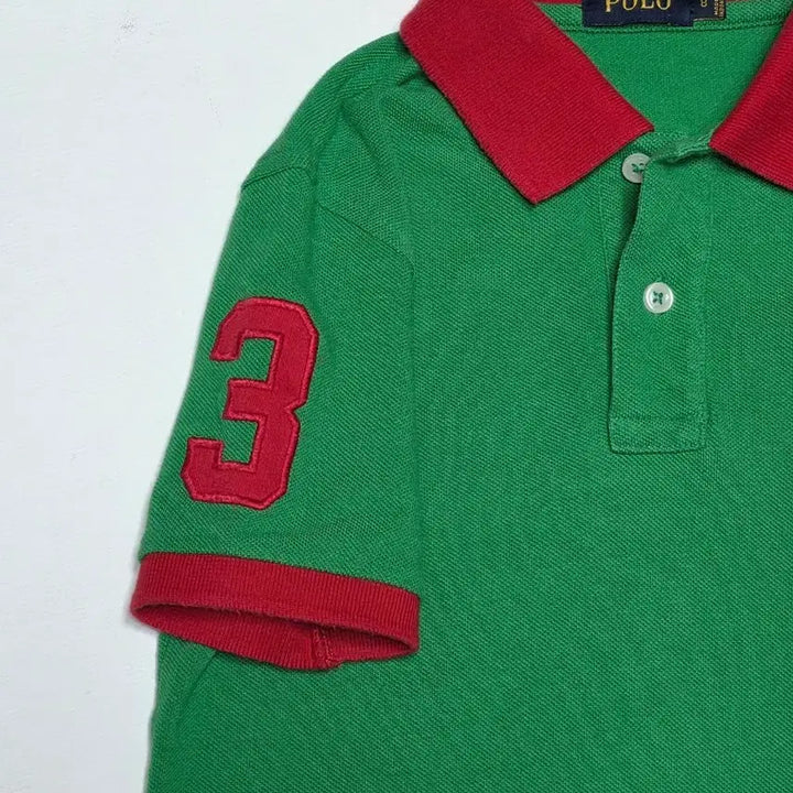 [BUNJANG] Polo Ralph Lauren Kids T-Shirt Green 8 Years / 정품 폴로 랄프로렌 키즈 카라티 8세 그린