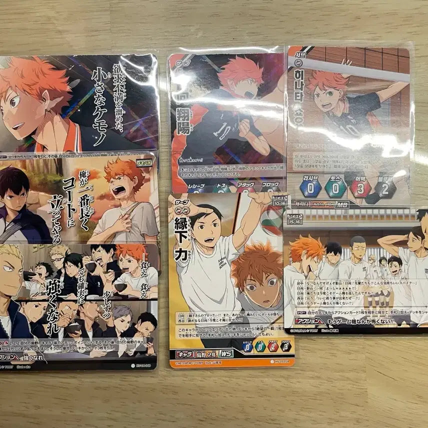 [BUNJANG] Haikyuu!! Karasuno Hinata Idiot Card Bundle Set / 하이큐 카라스노 히나타 바보카 일괄