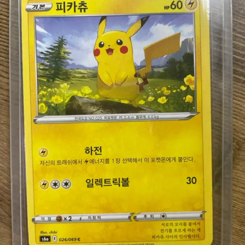 [BUNJANG] Pikachu 2021 Card / 피카츄 (2021) C