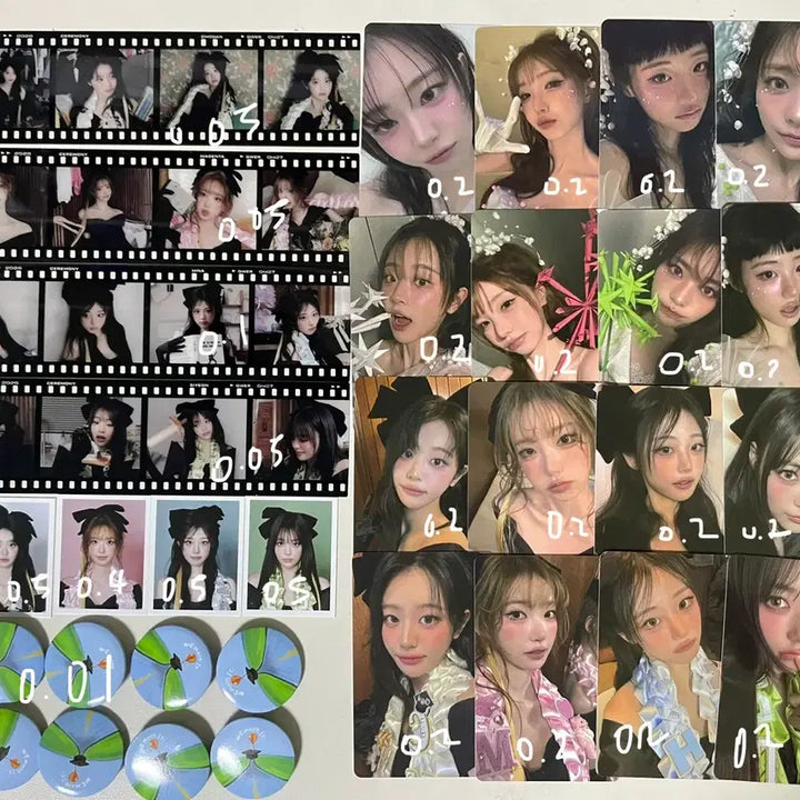 [BUNJANG] QWER Nun Cham Ceremony Album Inclusions Photocard Set / Qwer 눈참 세레모니 앨범 구성품 큐떱 쵸단 마젠타 히나 이시연