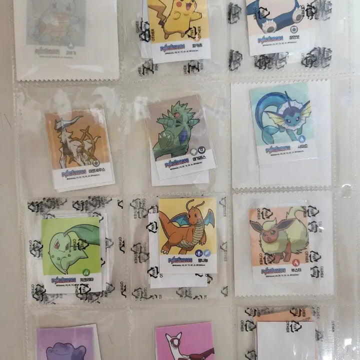 [BUNJANG] Pokemon Nacho Sticker Collection / 포켓몬 나초 띠부씰  나쵸 스티커