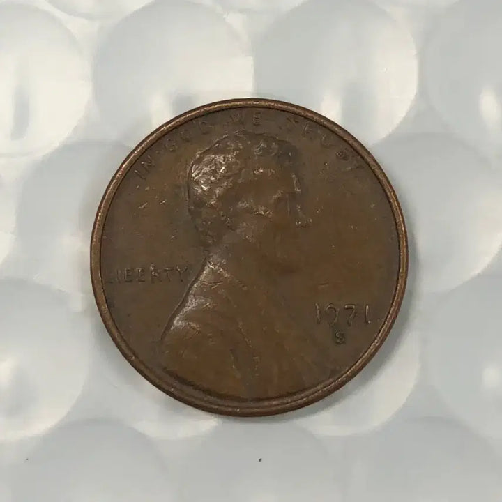 [BUNJANG] 1971 United States Lincoln Cent Coin / 1971년 미국 링컨 1센트 동전 D280