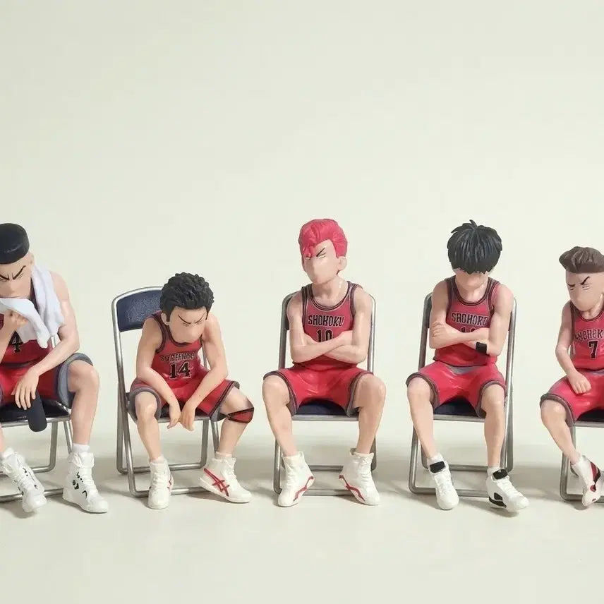 [BUNJANG] Slam Dunk SD Seated Figure 5-Piece Set / 슬램덩크 sd 앉은 피규어 5종세트