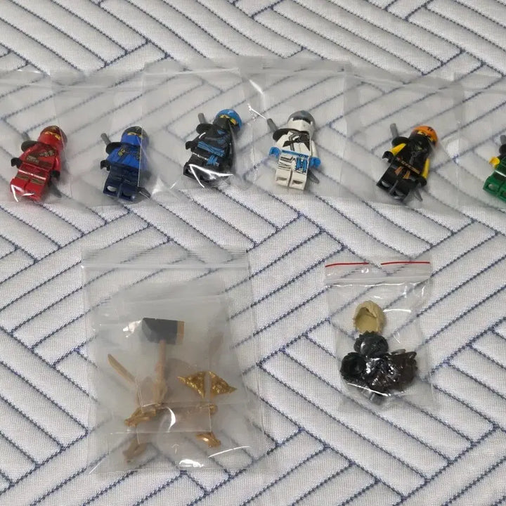 [BUNJANG] Ninjago Season 11 Full Ninja Set with Weapons and Hair Parts / 닌자고 시즌 11 닌자 전종+무기+헤어 파츠