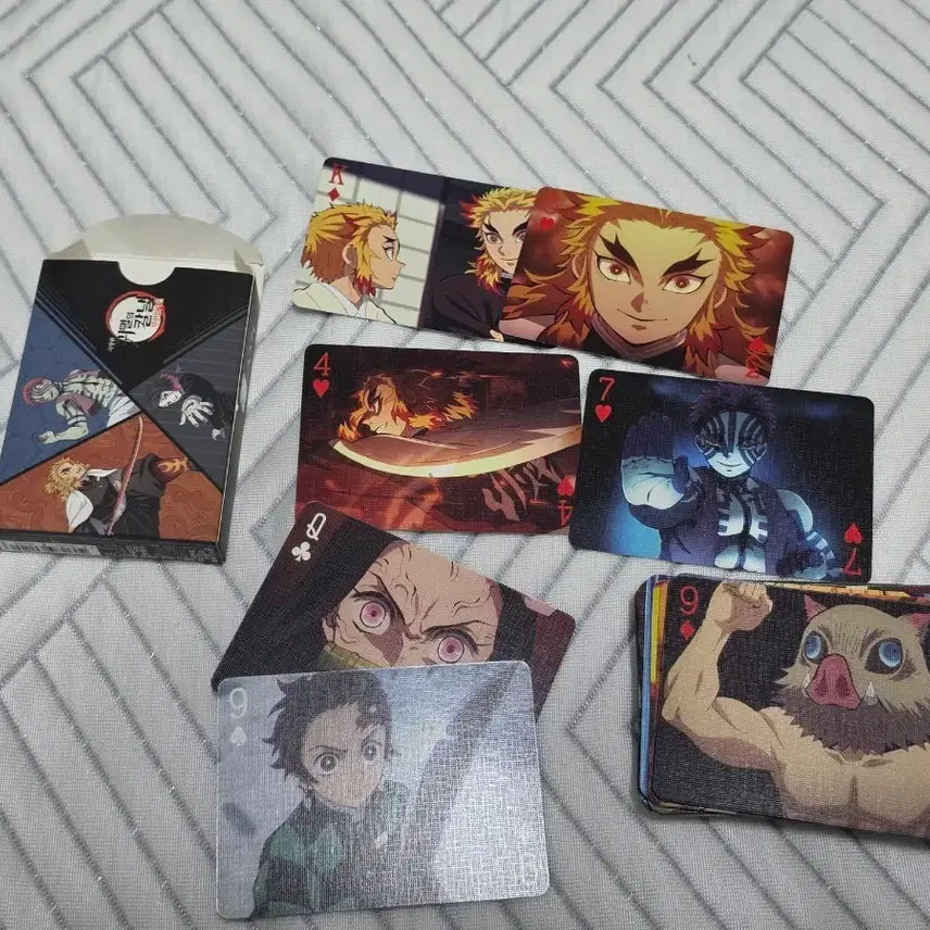 [BUNJANG] Demon Slayer: Kimetsu no Yaiba Mugen Train Movie Edition Playing Cards (Official) / 정품 귀멸의칼날 카드 무한열차 극장판 굿즈 플레잉카드