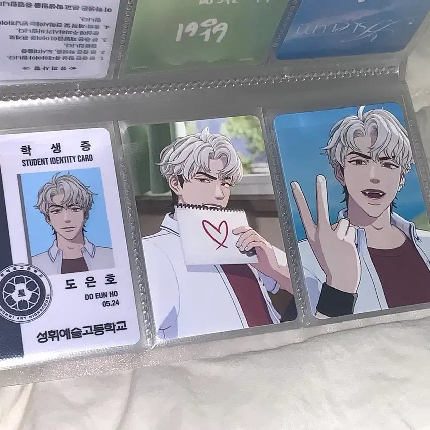 [BUNJANG] PlaYlist Eunho Student ID, Photocard, Makestar POB Bundle Set / 플레이브 여섯번째 여름 은호 학생증, 포카, 메이크스타 미공포