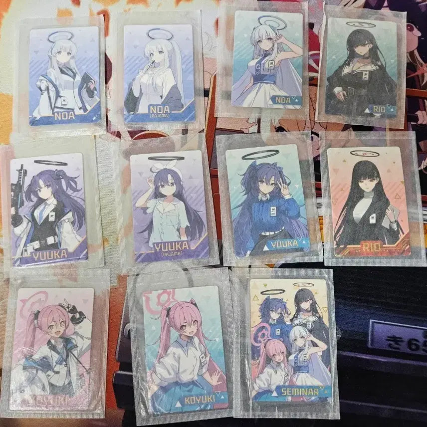 [BUNJANG] Blue Archive Seminar GS25 Collaboration Photocard Bundle Set / 블루아카 세미나 gs25 콜라보 포토카드 일괄 팝니다