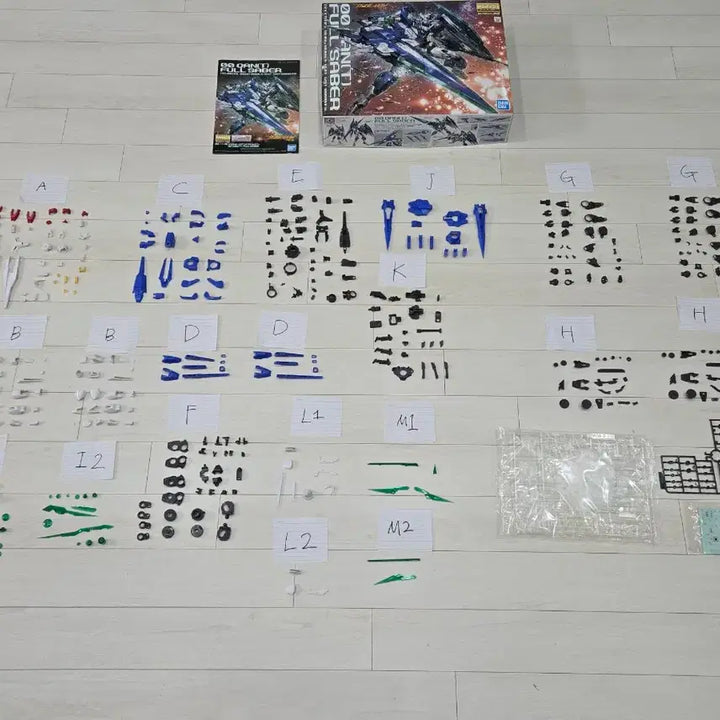 [BUNJANG] MG 1/100 00 Qan[T] Full Saber Model Kit / MG 더블오 퀀터 풀세이버