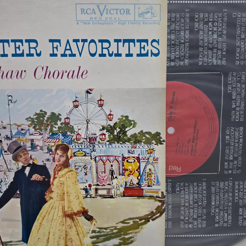 [BUNJANG] Robert Shaw Chorale Stephen Foster Favorites LP / [EX+/NM] 로버트 쇼 합창단 - 스티븐 포스터 민요선집 LP