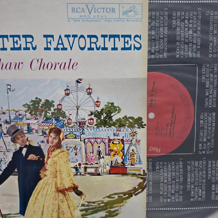 [BUNJANG] Robert Shaw Chorale Stephen Foster Favorites LP / [EX+/NM] 로버트 쇼 합창단 - 스티븐 포스터 민요선집 LP