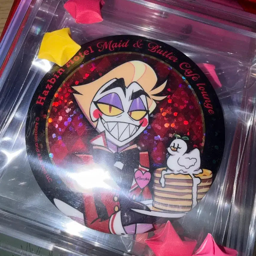 [BUNJANG] Hazbin Hotel Lucifer Pin Badge Animate / 해즈빈 호텔 루시퍼 핀뱃지 애니메이트