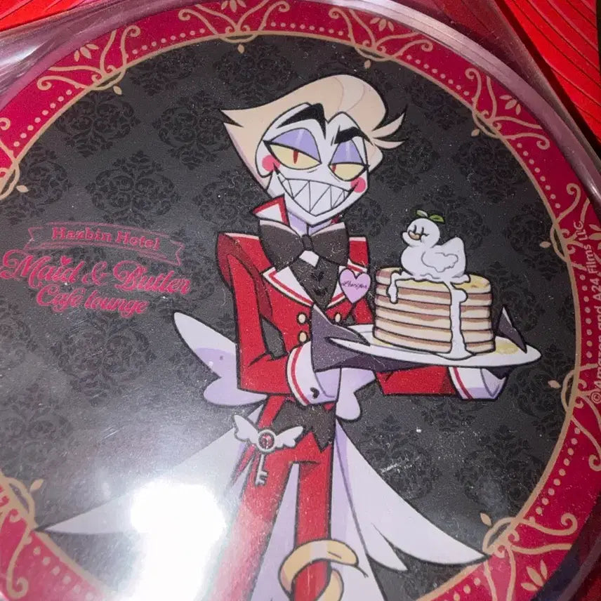 [BUNJANG] Hazbin Hotel Lucifer Acrylic Coaster Animate / 해즈빈 호텔 루시퍼 아크릴 코스터 애니메이트
