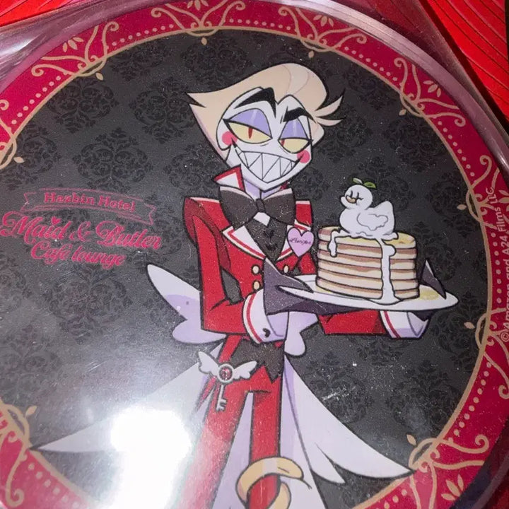 [BUNJANG] Hazbin Hotel Lucifer Acrylic Coaster Animate / 해즈빈 호텔 루시퍼 아크릴 코스터 애니메이트
