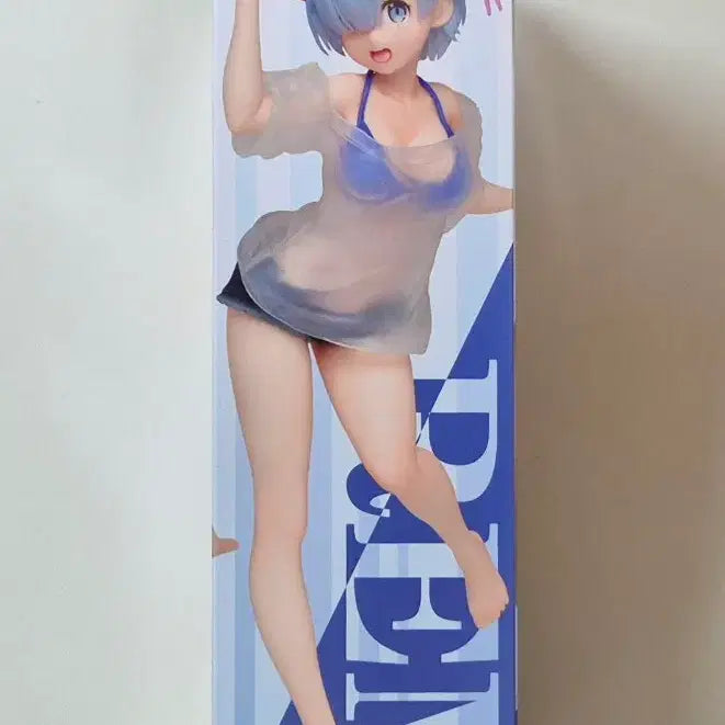 [BUNJANG] Taito Re:Zero Precious Figure Rem T-Shirt Swimsuit Ver. / 타이토 [리제로] 프리셔스 피규어 -렘 T셔츠 수영복 Ver.