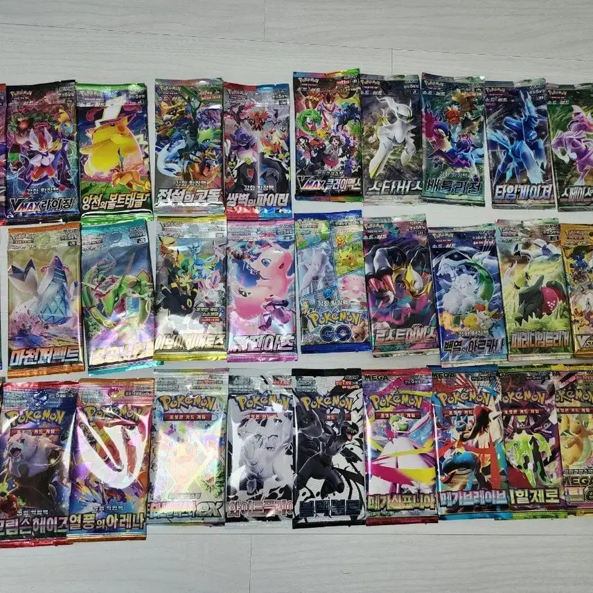 [BUNJANG] Pokemon Card Booster Packs Bundle (31 Packs) / 포켓몬 카드 낱팩 팝니다 (일괄31팩)