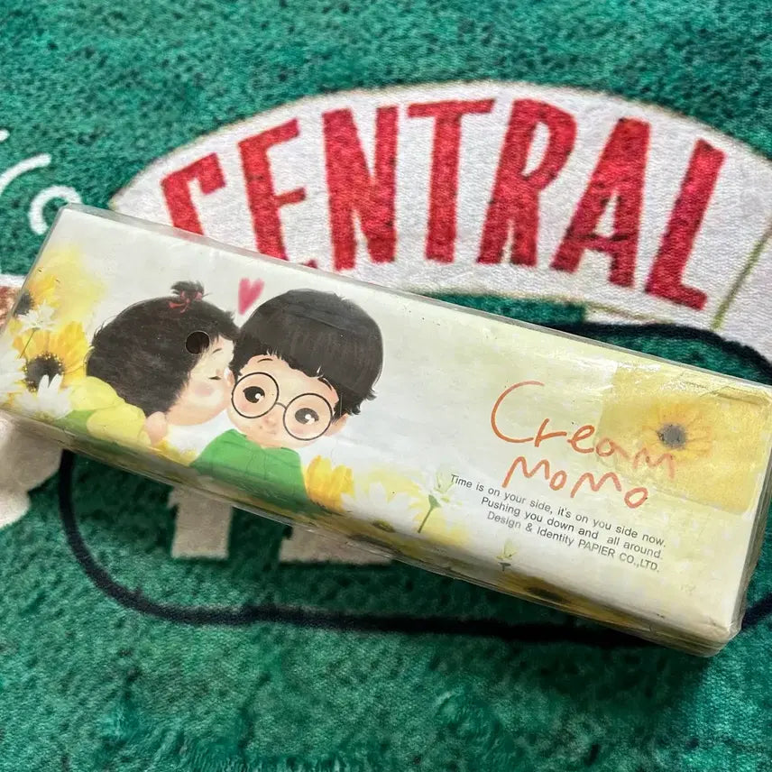[BUNJANG] 2009 Cream Momo Stationery Box Pencil Case / 고전문구 2009년 크림모모 지함 필통