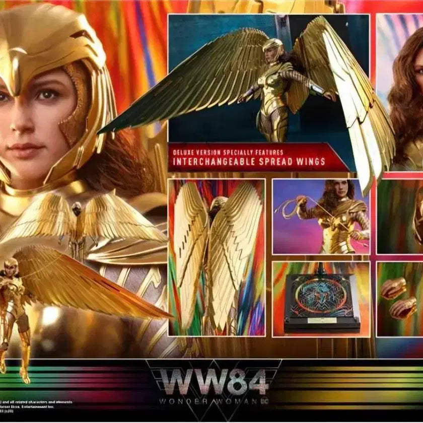 [BUNJANG] Hot Toys Wonder Woman 1984 Golden Armor Deluxe Figure MMS578 (Unsealed) / 핫토이 원더우먼 1984 디럭스 피규어 MMS578 개봉품 팝니다