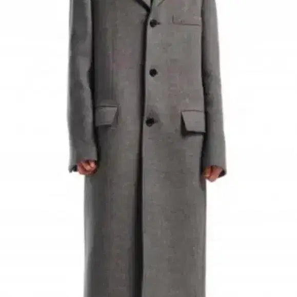 [BUNJANG] Mngu Chesterfield Coat - Grey / mngu 밍구 체스터필드 코트 in 그레이