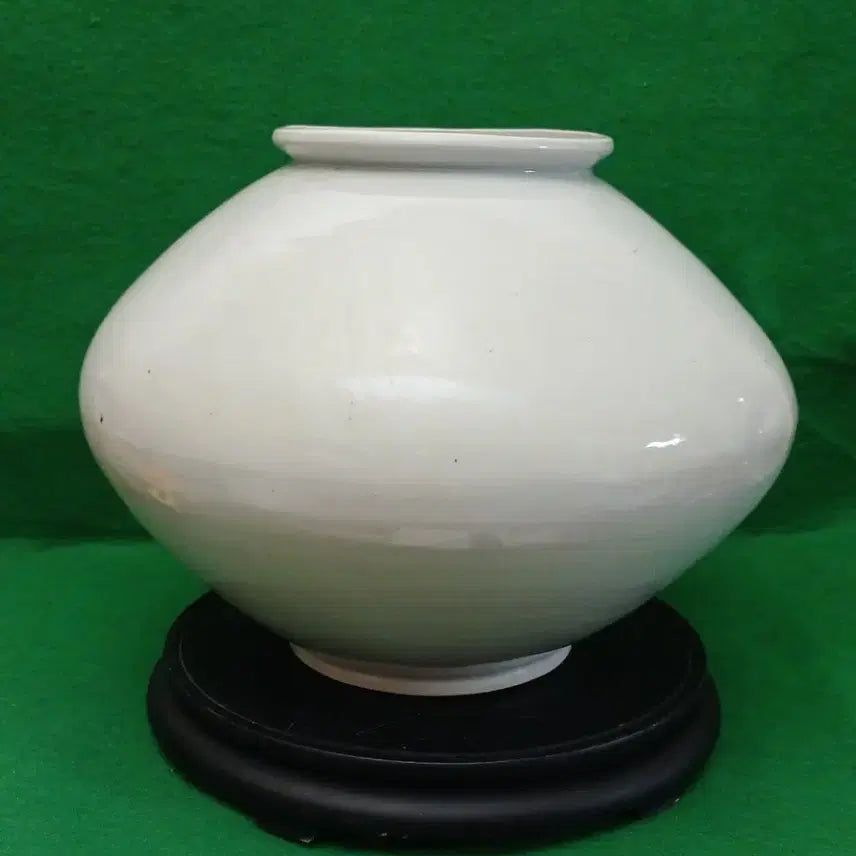 [BUNJANG] Joseon Dynasty Celadon Porcelain Moon Jar / *백자 항아리(백자 바둑알 달항아리)
