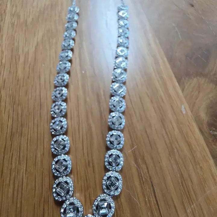 [BUNJANG] Swarovski Crystal Necklace / 스와로브스키 목걸이