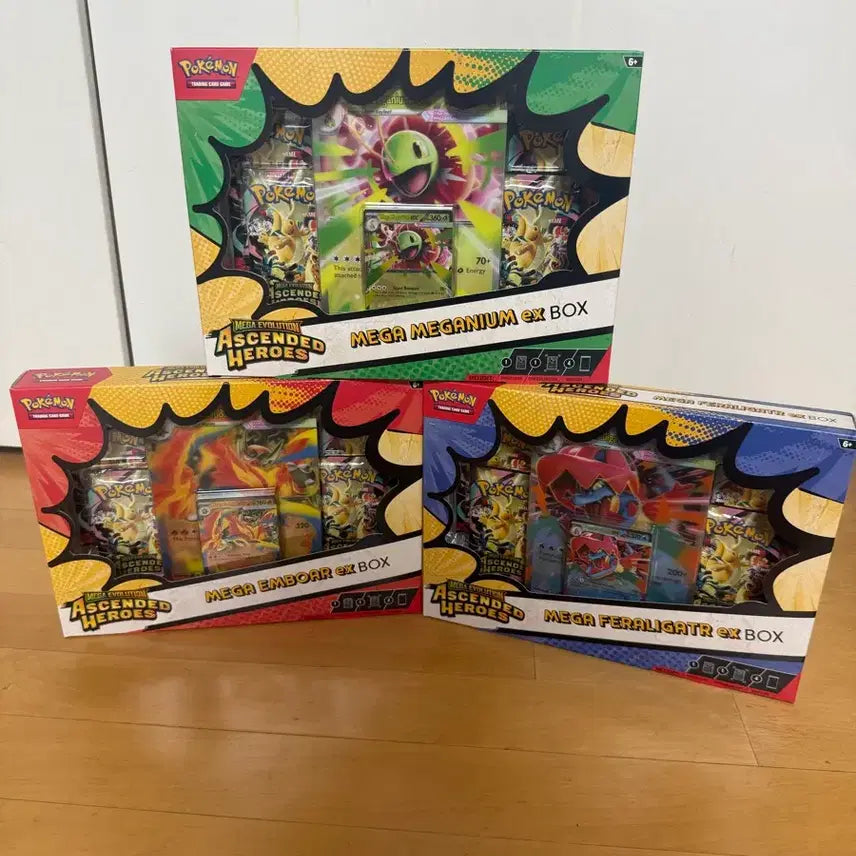 [BUNJANG] Ascended Heroes North America Starting Mega Evolution Bundle Set Sealed / [미개봉] 북미 메가드림(Ascended Heroes) 스타팅메가진화일괄