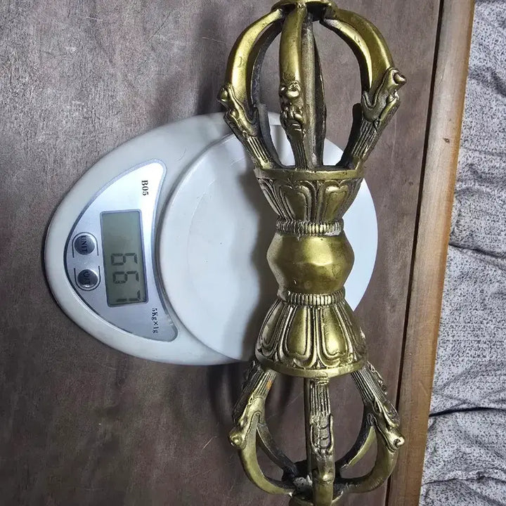 [BUNJANG] Original Brass Vajra Pestle / 오리지널 황동 금강저 퇴마의식