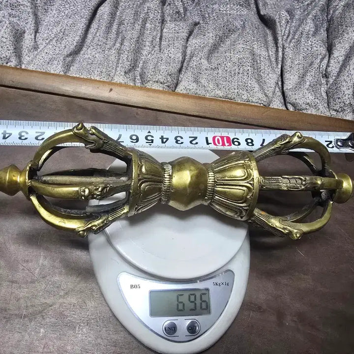 [BUNJANG] Original Brass Vajra Pestle / 오리지널 황동 금강저 퇴마의식