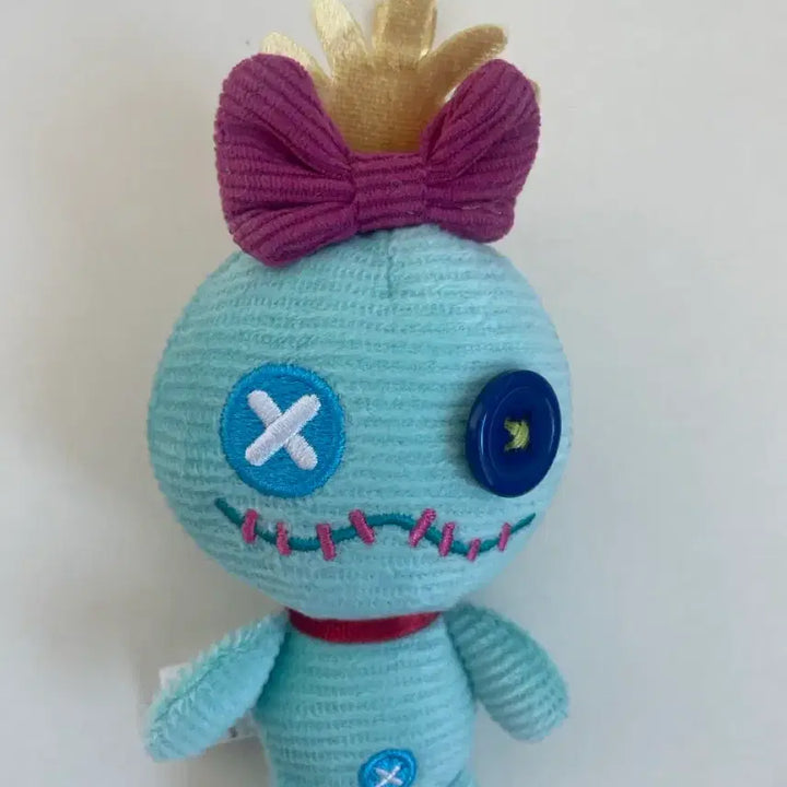 [BUNJANG] Disney Stitch Scrump Mini Plush Keychain / 스크럼프 (릴로앤 스티치 인형) 키링