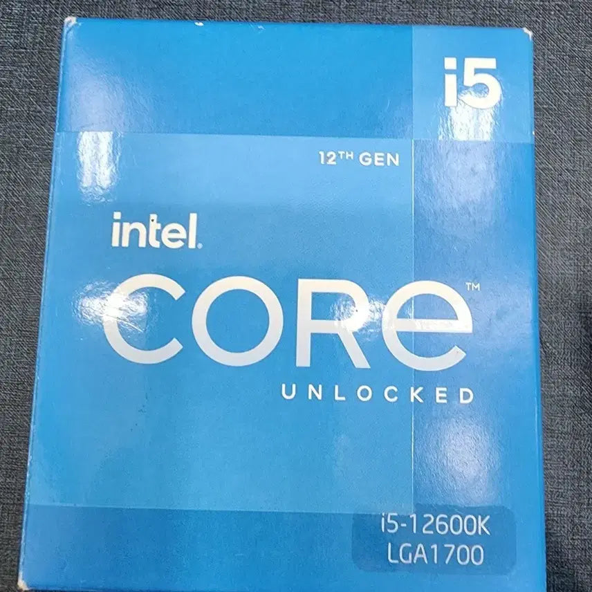[SOLD OUT] 인텔 코어 i5-12600K  12세대 CPU