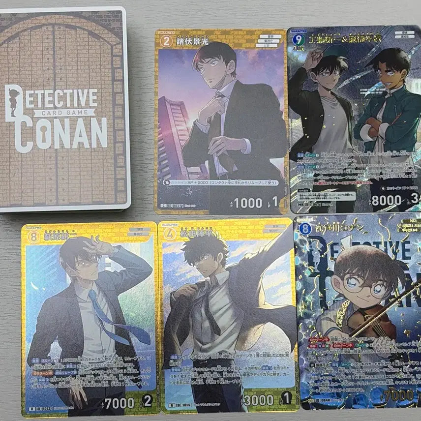 [BUNJANG] Conan TCG Set 9 SRP MR Shinichi Ran Hagiwara Kenji Matsuda Jinpei / 원가미만)코난 tcg 9탄 SRP MR 신이치 란 하기와라켄지 마츠다진페이