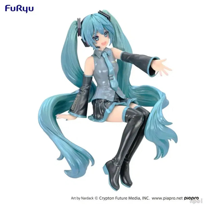 [BUNJANG] Hatsune Miku Noodle Stopper Figure (Pearl Version) / [미개봉최저가.현물1개] 후류 하츠네미쿠 누들스토퍼 펄버전 라스트원