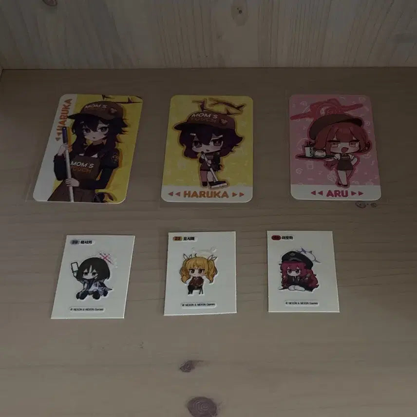 [BUNJANG] Blue Archive Sticker Bundle Set / 블루아카이브 포카 띠부씰 일괄