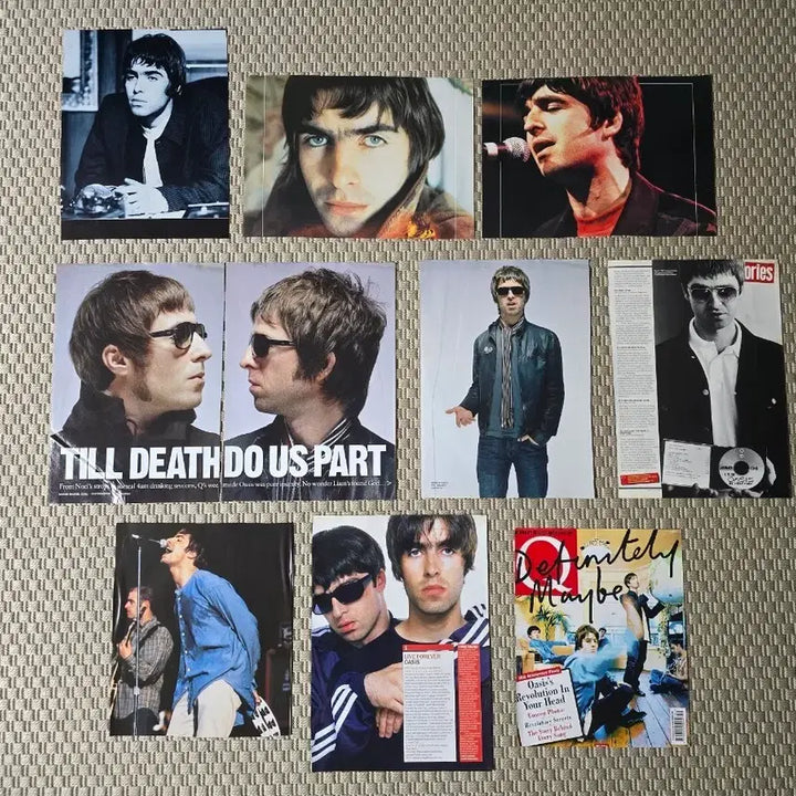 [BUNJANG] Oasis Magazine Scrap Poster Set (11 Sheets) / 포스터 oasis 오아시스 매거진 스크랩 11장