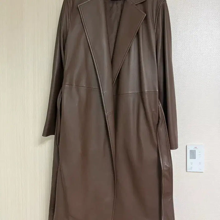 [BUNJANG] JOSEPH Natural Lambskin Long Coat / 조셉(JOSEPH) 천연 양가죽 롱 코트