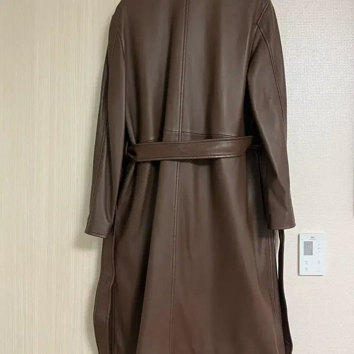 [BUNJANG] JOSEPH Natural Lambskin Long Coat / 조셉(JOSEPH) 천연 양가죽 롱 코트