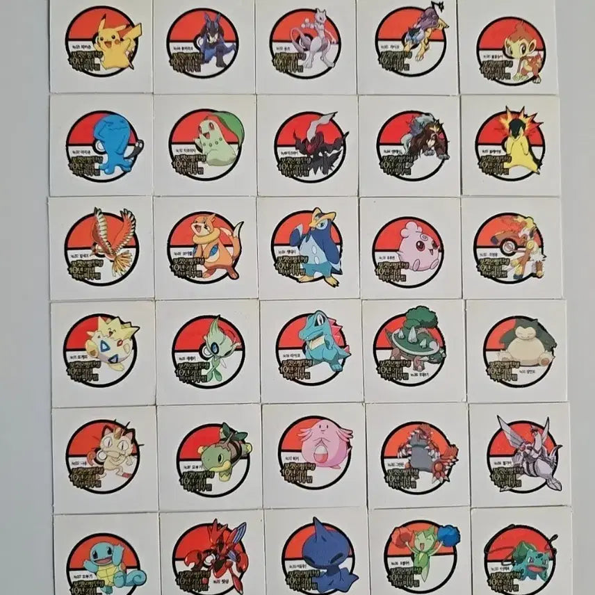[BUNJANG] Shani Pokémon Stickers Sealed 2009 Version - Bundle or Individual Sale / 샤니 포켓몬스터 띠부씰 09년도 신버전 안뗀씰 400여장 개별or일괄 팝니다.