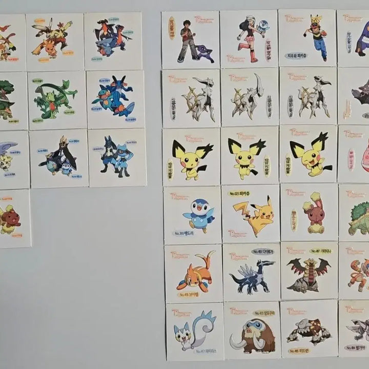 [BUNJANG] Shani Pokémon Stickers Sealed 2009 Version - Bundle or Individual Sale / 샤니 포켓몬스터 띠부씰 09년도 신버전 안뗀씰 400여장 개별or일괄 팝니다.