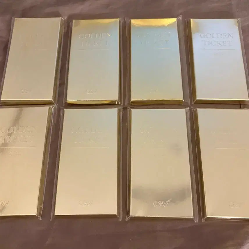 [BUNJANG] CGV Golden Ticket Set (8 Types) / CGV 골든 티켓 8종 일괄