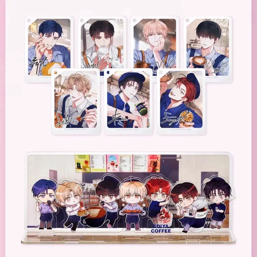 [SOLD OUT] [BUNJANG] Demojuk Ediya Collaboration Limited Edition Acrylic Set / 판매) 데못죽 이디야 콜라보 한정판 아크릴 세트