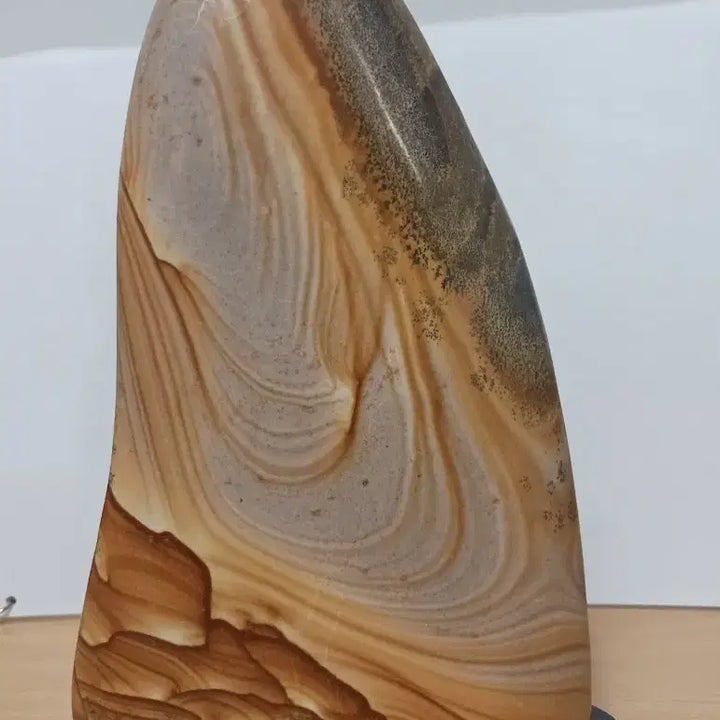 [BUNJANG] Gawondowood Stone with Mountain Rock Pattern / 수석(목문
