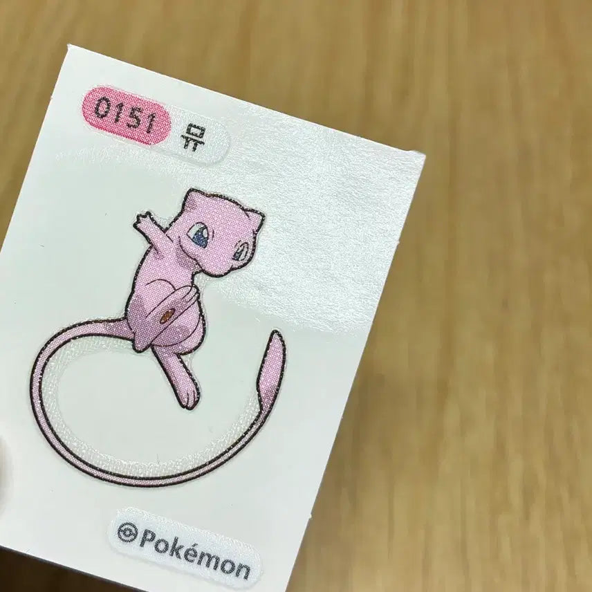 [BUNJANG] Mew Pokemon Bread Sticker / 뮤 띠부씰
