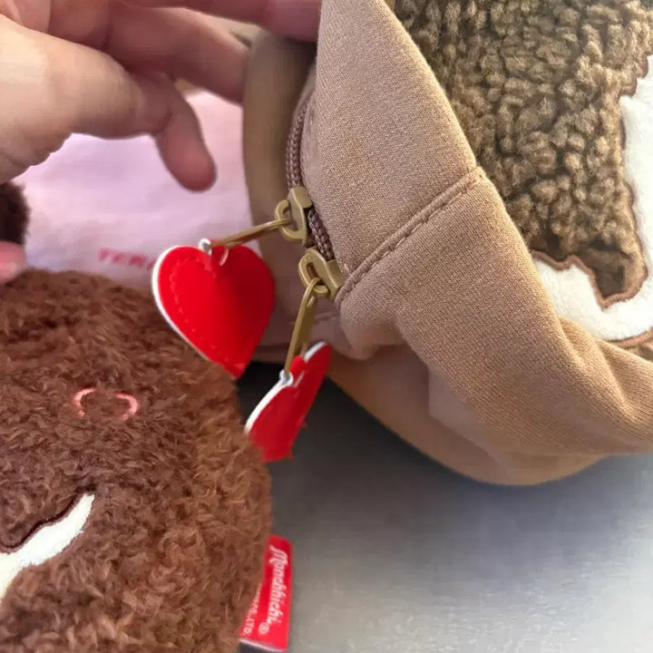 [BUNJANG] Monchhichi Lunch Bag + Pouch Set / 몬치치 도시락가방+파우치